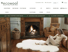 Tablet Screenshot of ecowool.com